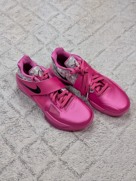 Nike Other - Nike Zoom KD 4 Aunt Pearl 2024 Pinkfire 2 Basketball Shoes Mens 8 HF9098-600